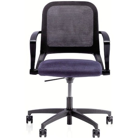 United Chair Co Chair, Task, w/Arms, MeshBack, 29-1/2in x 29-1/2in x 47-1/4in, Carbon UNCRK13RCP04
